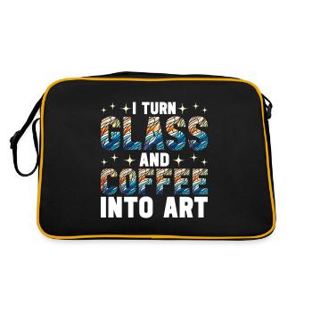 Vitrail artiste Vitrail Art - Sac Retro - noir/or - Dos