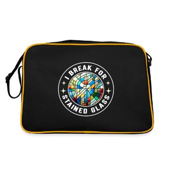 Vitrail artiste Vitrail Art - Sac Retro - noir/or - Dos