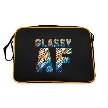 Vitrail artiste Vitrail Art - Sac Retro - noir/or - Dos