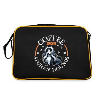 Coffee and coffee - Retro Bag - black/gold - Back