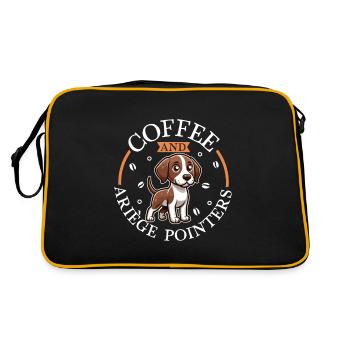 Café et Braque de l’Ariège - Sac Retro - noir/or - Dos