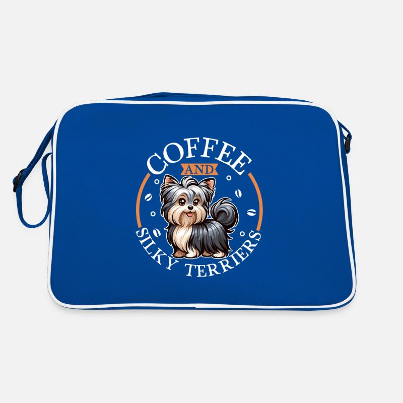 Café et Silky Terrier australien Sac Retro