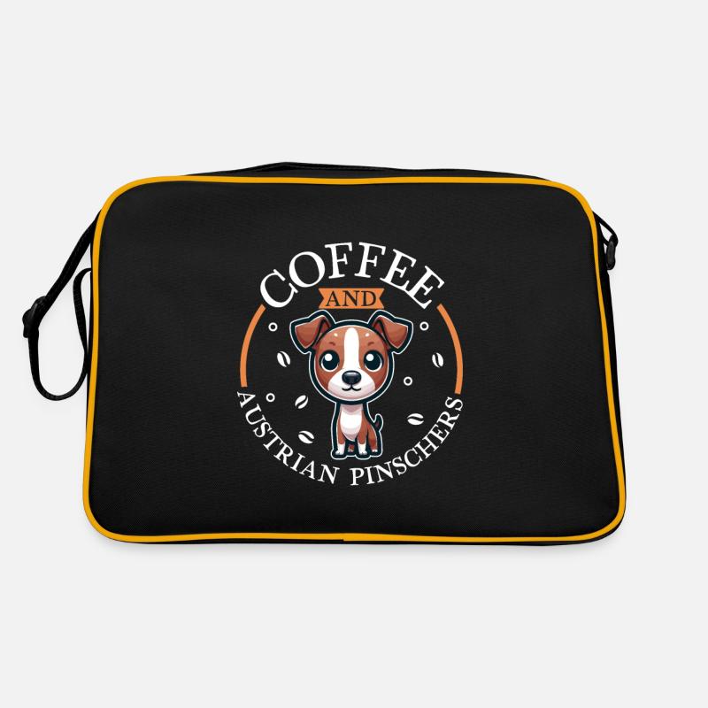 Café et Pinscher autrichien Sac Retro