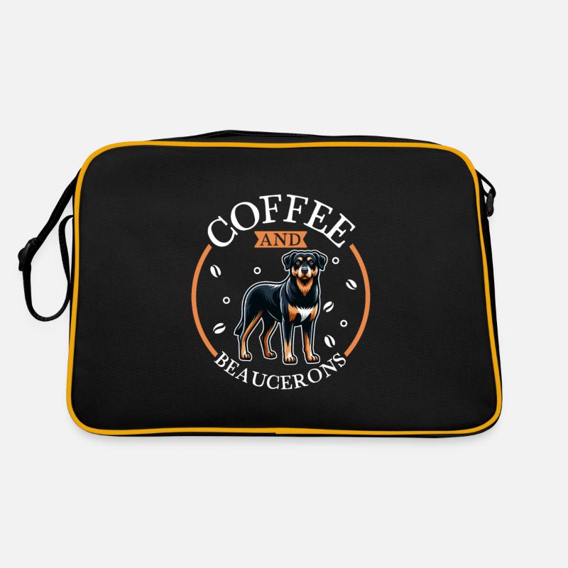 Café et Beauceron Sac Retro