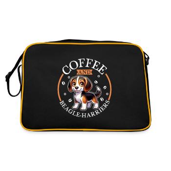 Café et busard beagle - Sac Retro - noir/or - Dos