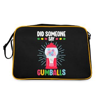 Machine à chewing-gum Machine à chewing-gum - Sac Retro - noir/or - Dos
