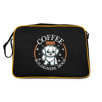 Café et bolognaise - Sac Retro - noir/or - Dos