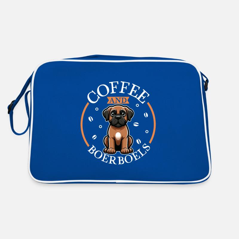 Café et Boerboel Sac Retro