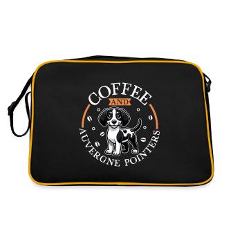 Café et Braque d’Auvergne - Sac Retro - noir/or - Dos