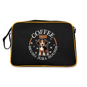 Café et Chien du Jura - Sac Retro - noir/or - Dos