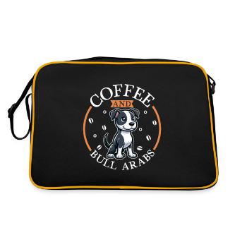 Café et Bull Arab - Sac Retro - noir/or - Dos