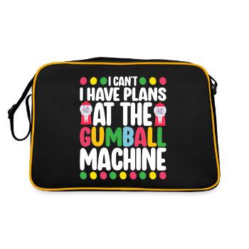 Machine à chewing-gum Machine à chewing-gum - Sac Retro - noir/or - Dos