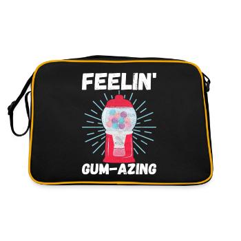 Machine à chewing-gum Machine à chewing-gum - Sac Retro - noir/or - Dos