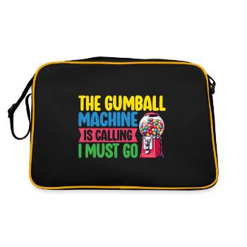 Machine à chewing-gum Machine à chewing-gum - Sac Retro - noir/or - Dos
