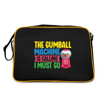 Machine à chewing-gum Machine à chewing-gum - Sac Retro - noir/or - Dos