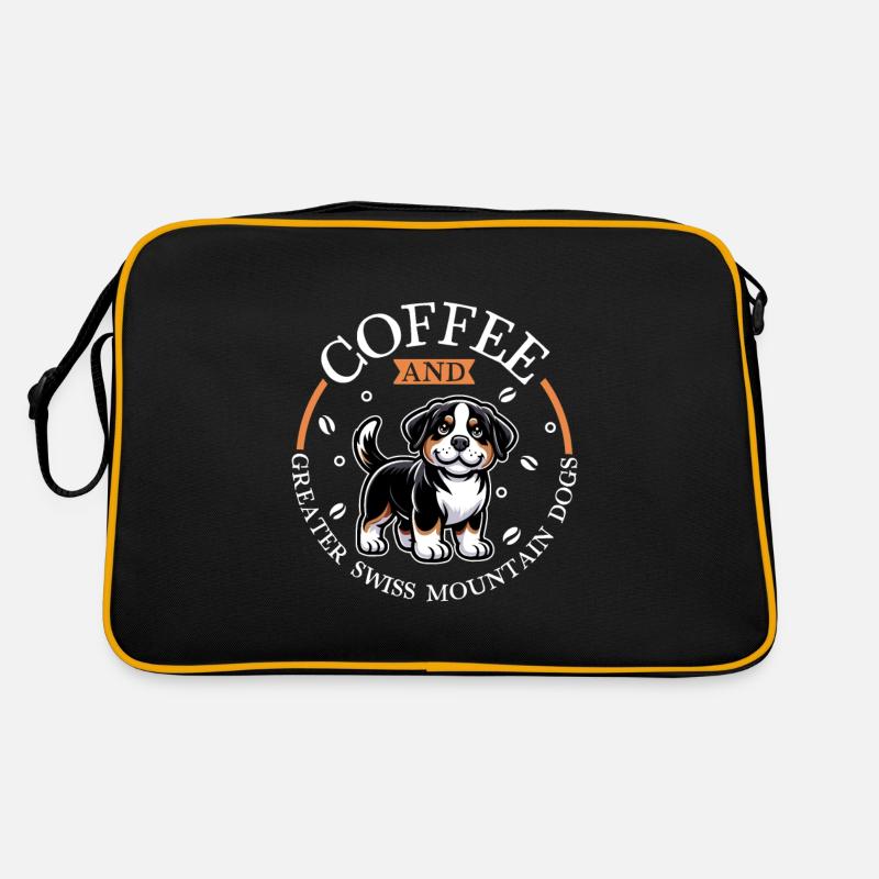 Café et bouvier suisse Sac Retro