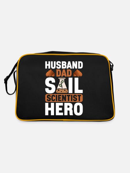 Bodenwissenschaftler Soil Science - Retro Tasche - Schwarz/Gold