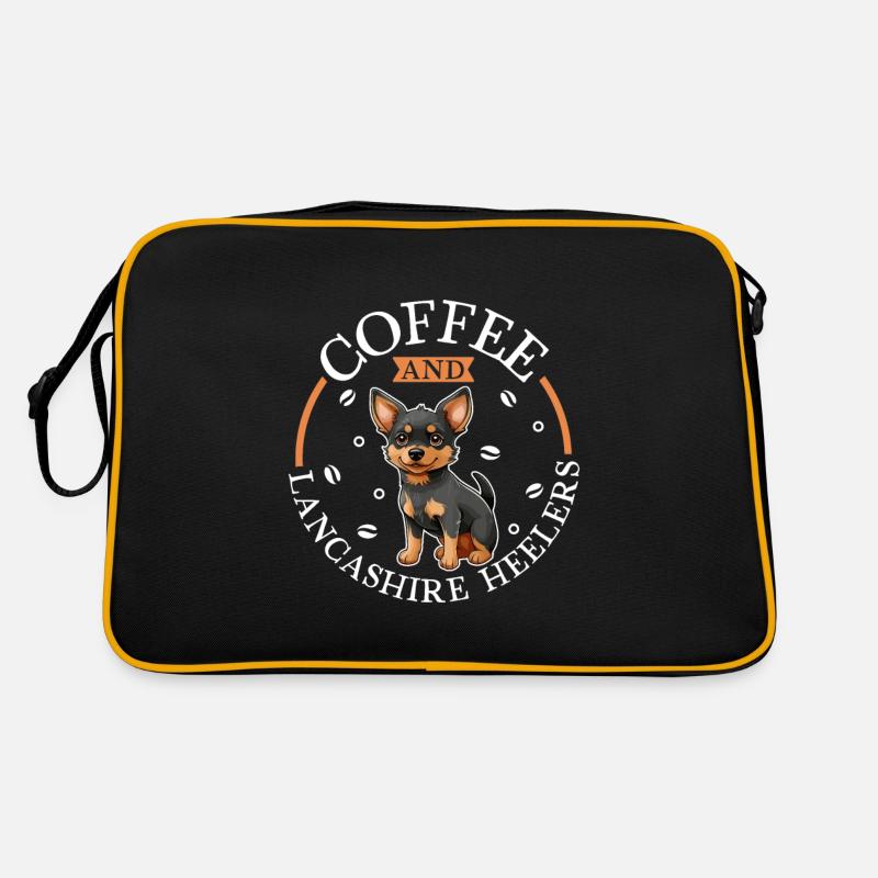 Café et Lancashire Heeler Sac Retro