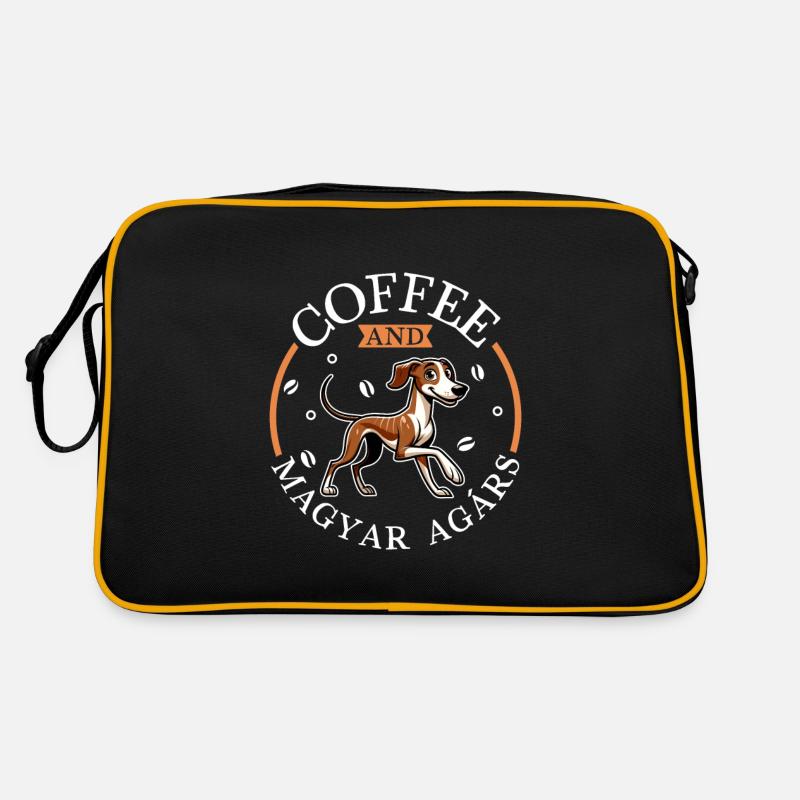 Café et Magyar Agár Sac Retro