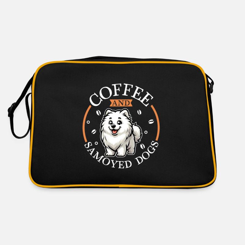 Café et Samoyède Sac Retro