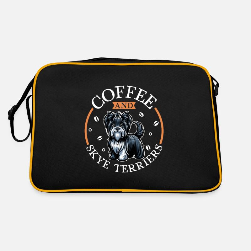 Coffee and Skye Terrier Retro Bag