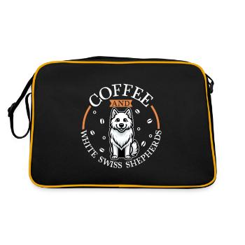Coffee and Berger Blanc Suisse - Retro Bag - black/gold - Back