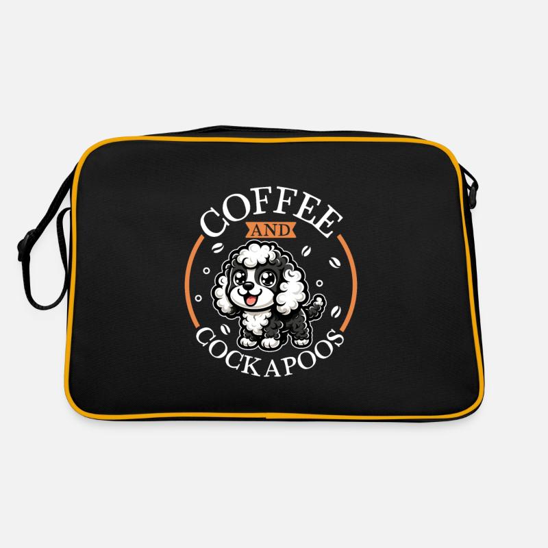 Café et Cockapoo Sac Retro