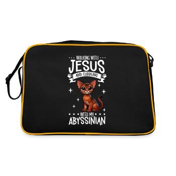 Jésus et mes Abyssins - Sac Retro - noir/or - Dos