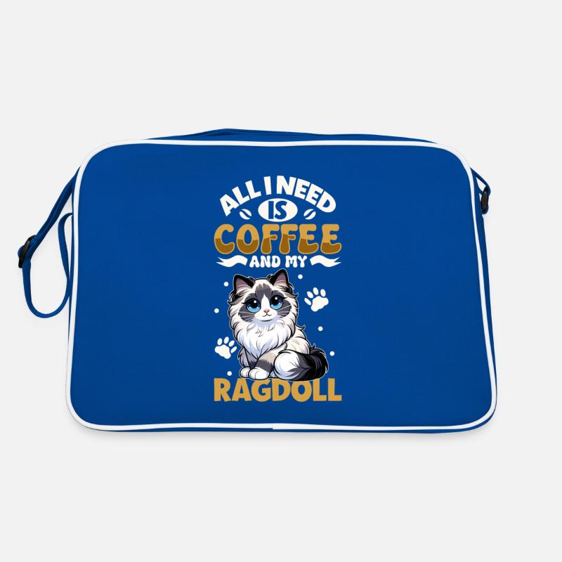 Coffee and my ragdoll Retro Bag