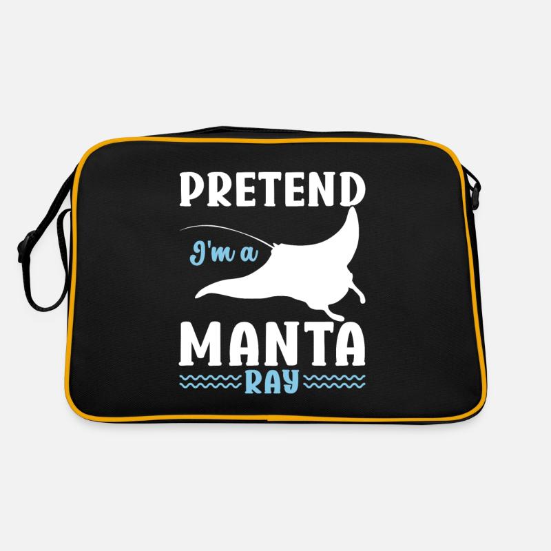Manta Rays Great Manta Sea Creatures Retro Bag