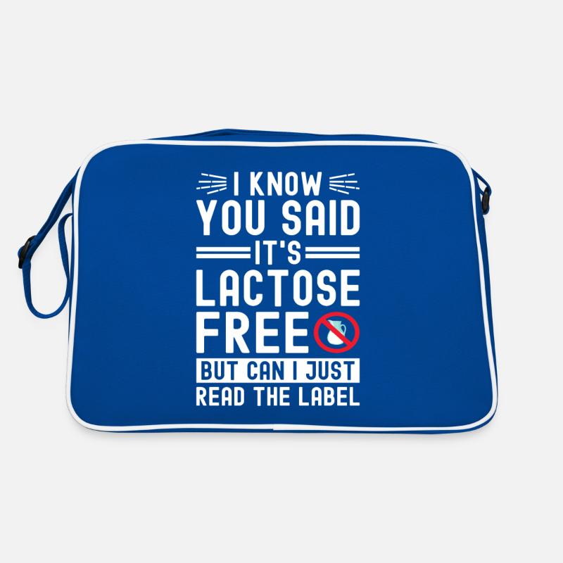 Intolérance au lactose Intolérance au lactose Sac Retro