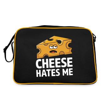 Lactose intolerance Lactose intolerant - Retro Bag - black/gold - Back