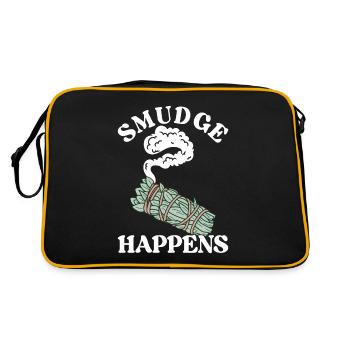 Herbs Incense Smudging Spiritual - Retro Bag - black/gold - Back