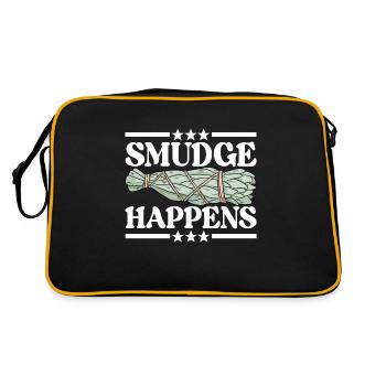 Herbs Incense Smudging Spiritual - Retro Bag - black/gold - Back