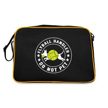 Flyball Sports canins - Sac Retro - noir/or - Dos