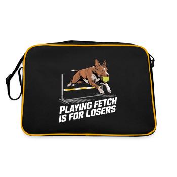 Flyball Sports canins - Sac Retro - noir/or - Dos