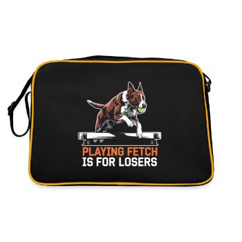 Flyball Sports canins - Sac Retro - noir/or - Dos