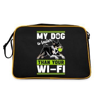 Flyball Sports canins - Sac Retro - noir/or - Dos