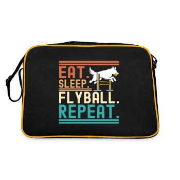 Flyball Sports canins - Sac Retro - noir/or - Dos