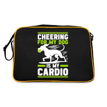 Flyball Sports canins - Sac Retro - noir/or - Dos