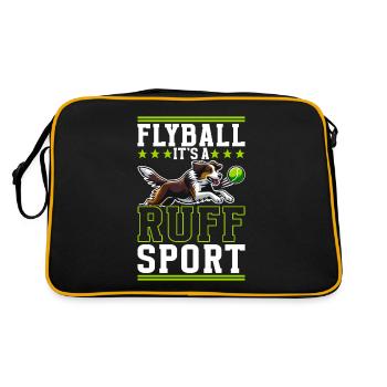 Flyball Sports canins - Sac Retro - noir/or - Dos