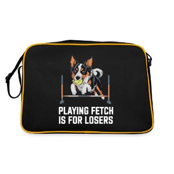 Flyball Sports canins - Sac Retro - noir/or - Dos