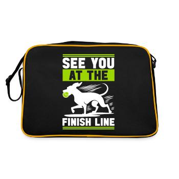 Flyball Sports canins - Sac Retro - noir/or - Dos