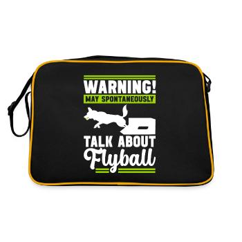 Flyball Sports canins - Sac Retro - noir/or - Dos