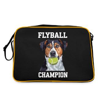 Flyball Sports canins - Sac Retro - noir/or - Dos