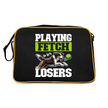 Flyball Sports canins - Sac Retro - noir/or - Dos