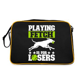Flyball Sports canins - Sac Retro - noir/or - Dos