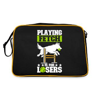 Flyball Sports canins - Sac Retro - noir/or - Dos