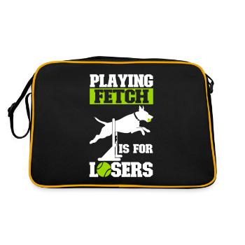 Flyball Sports canins - Sac Retro - noir/or - Dos