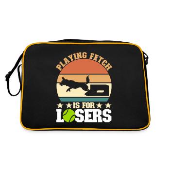 Flyball Sports canins - Sac Retro - noir/or - Dos